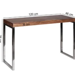 Konsola WOHNLING GUNA 120 cm drewno sheesham*WOHNLING, GERMANY Discount