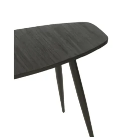 Konsola ZAMBIA 120 cm drewno teak czarna*J-Line New
