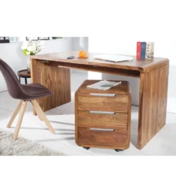 Kontener GOA do biurka INDIA 60 cm drewno Sheesham*Invicta Interior - przedsprzedaż Outlet