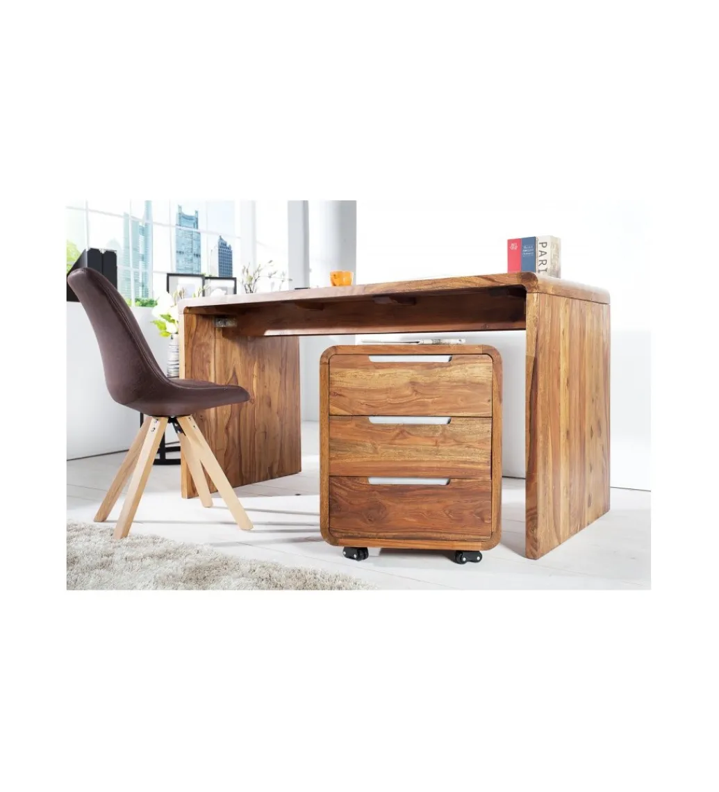 Kontener GOA do biurka INDIA 60 cm drewno Sheesham*Invicta Interior - przedsprzedaż Outlet