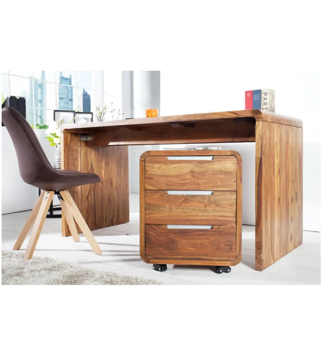Kontener GOA do biurka INDIA 60 cm drewno Sheesham*Invicta Interior - przedsprzedaż Outlet