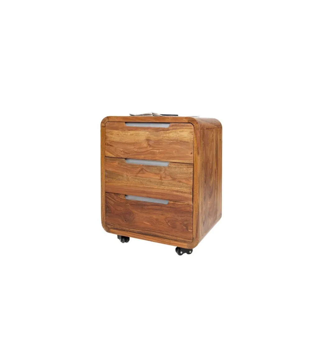 Kontener GOA do biurka INDIA 60 cm drewno Sheesham*Invicta Interior - przedsprzedaż Outlet