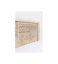 Łóżko PURO 180 x 200 cm drewno mango wysokie naturalne*KARE Outlet