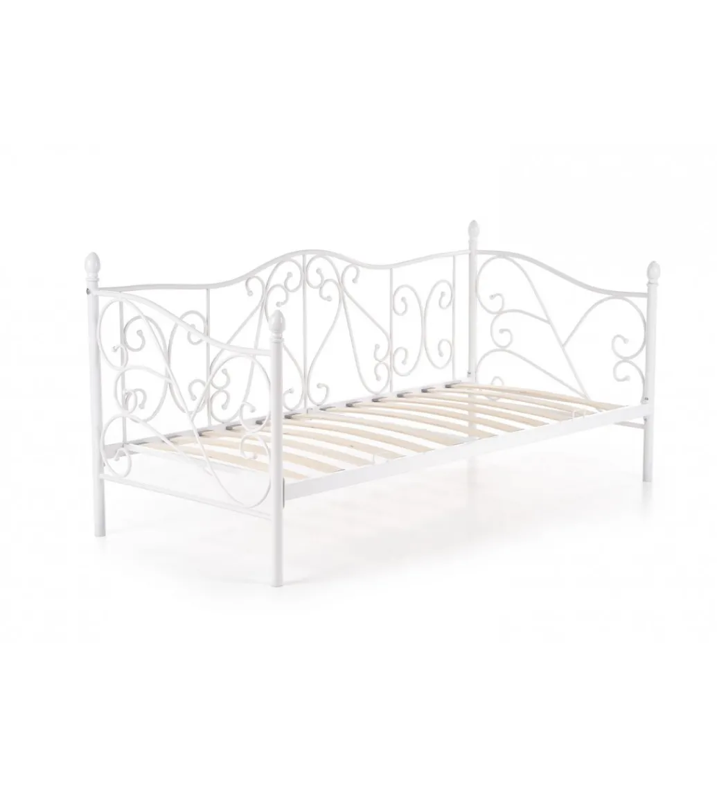 Łóżko SUMATRA 90 cm x 200 cm białe*Halmar Outlet
