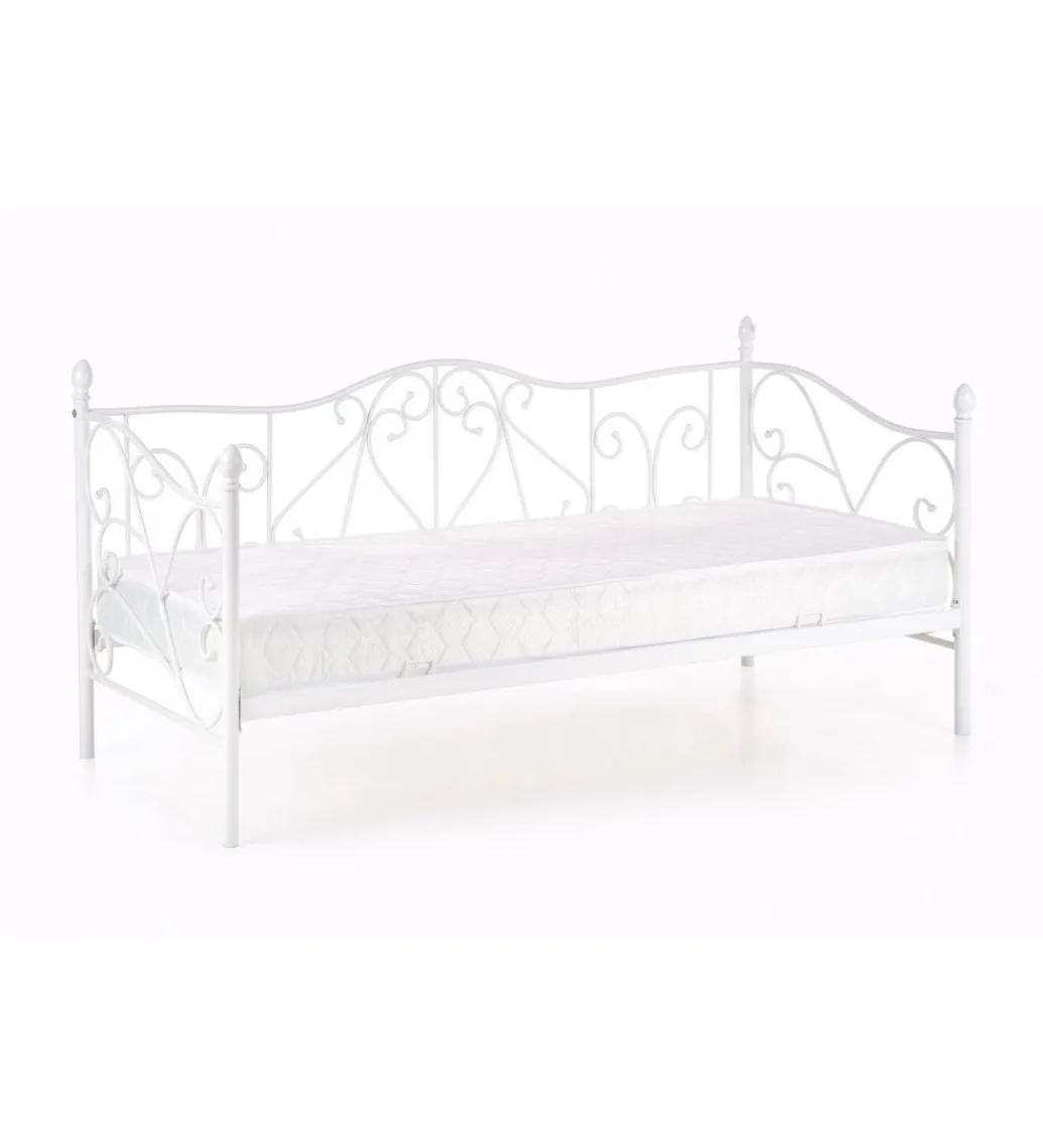 Łóżko SUMATRA 90 cm x 200 cm białe*Halmar Outlet