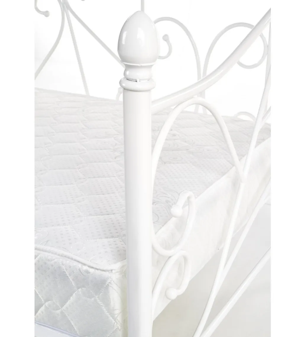 Łóżko SUMATRA 90 cm x 200 cm białe*Halmar Outlet
