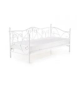 Łóżko SUMATRA 90 cm x 200 cm białe*Halmar Outlet