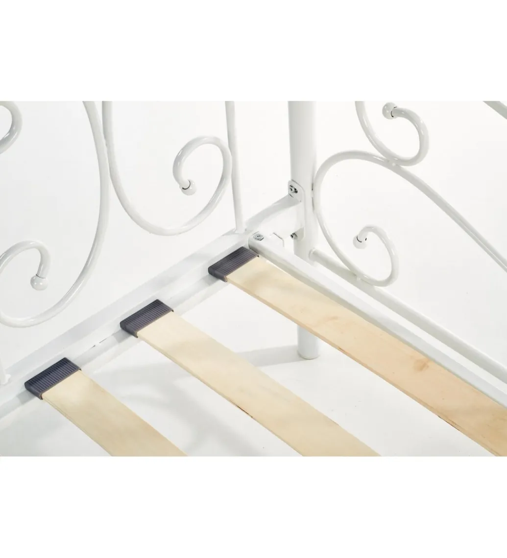 Łóżko SUMATRA 90 cm x 200 cm białe*Halmar Outlet