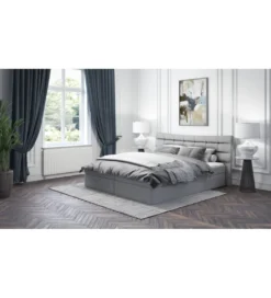 Łóżko VIVO z pojemnikiem na pościel od 120 do 200 cm wymiary do wyboru tkanina do wyboru*GZDDesign Outlet