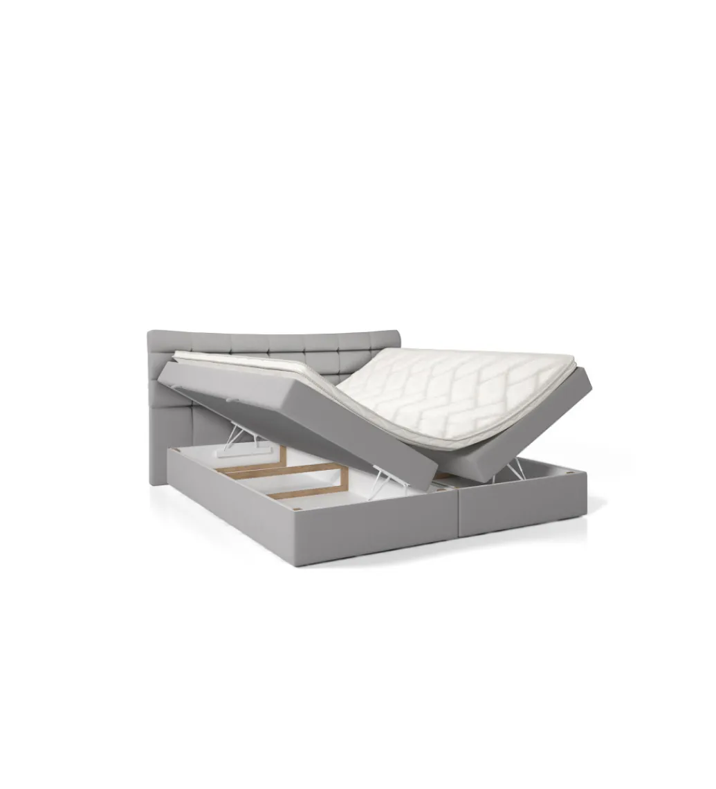 Łóżko VIVO z pojemnikiem na pościel od 120 do 200 cm wymiary do wyboru tkanina do wyboru*GZDDesign Outlet