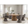 Krzesło AMBIENTO 79 cm obrót 180 stopni szare*Invicta Interior Outlet