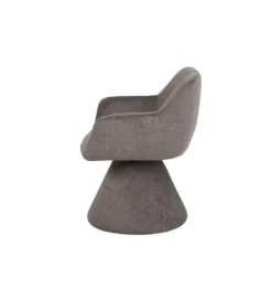 Krzesło AMBIENTO 79 cm obrót 180 stopni szare*Invicta Interior Outlet