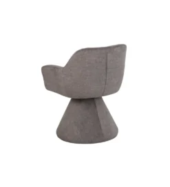 Krzesło AMBIENTO 79 cm obrót 180 stopni szare*Invicta Interior Outlet