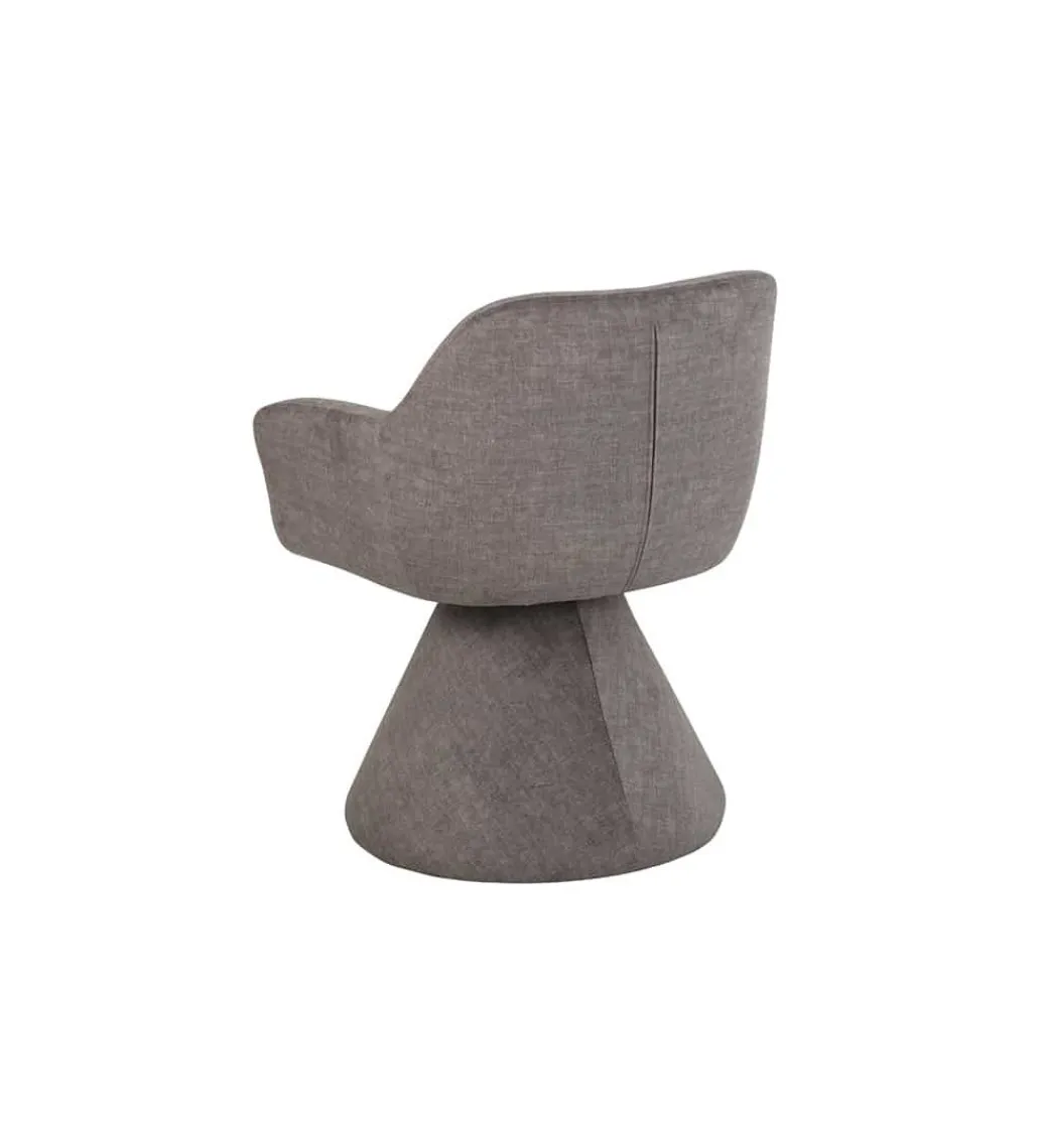 Krzesło AMBIENTO 79 cm obrót 180 stopni szare*Invicta Interior Outlet