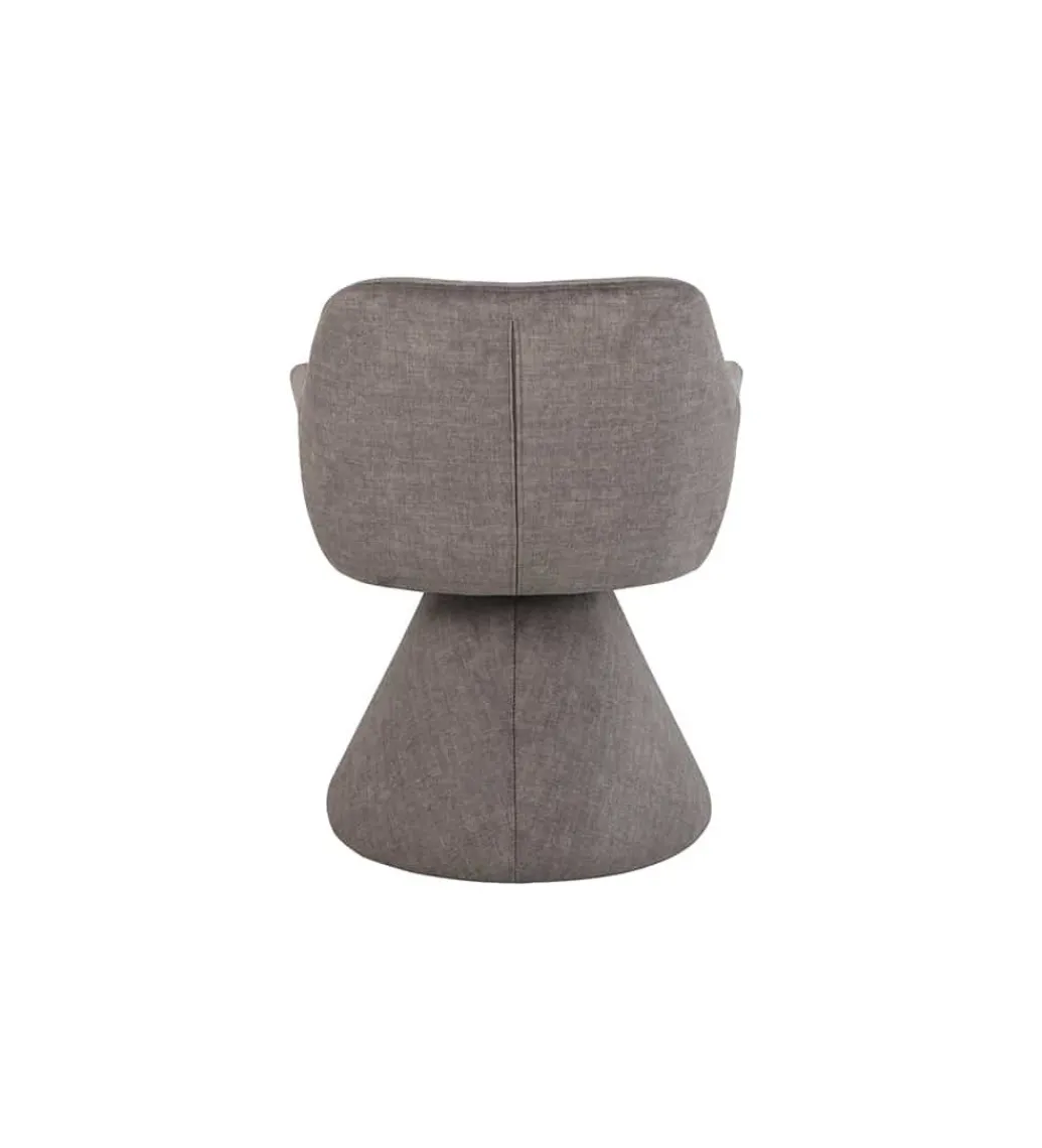 Krzesło AMBIENTO 79 cm obrót 180 stopni szare*Invicta Interior Outlet