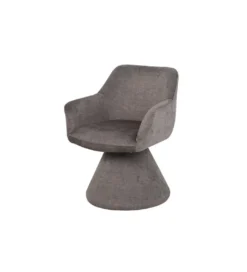 Krzesło AMBIENTO 79 cm obrót 180 stopni szare*Invicta Interior Outlet