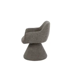 Krzesło AMBIENTO 79 cm obrót 180 stopni brązowe*Invicta Interior Best