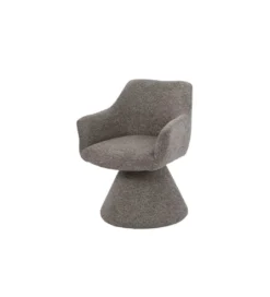 Krzesło AMBIENTO 79 cm obrót 180 stopni brązowe*Invicta Interior Best
