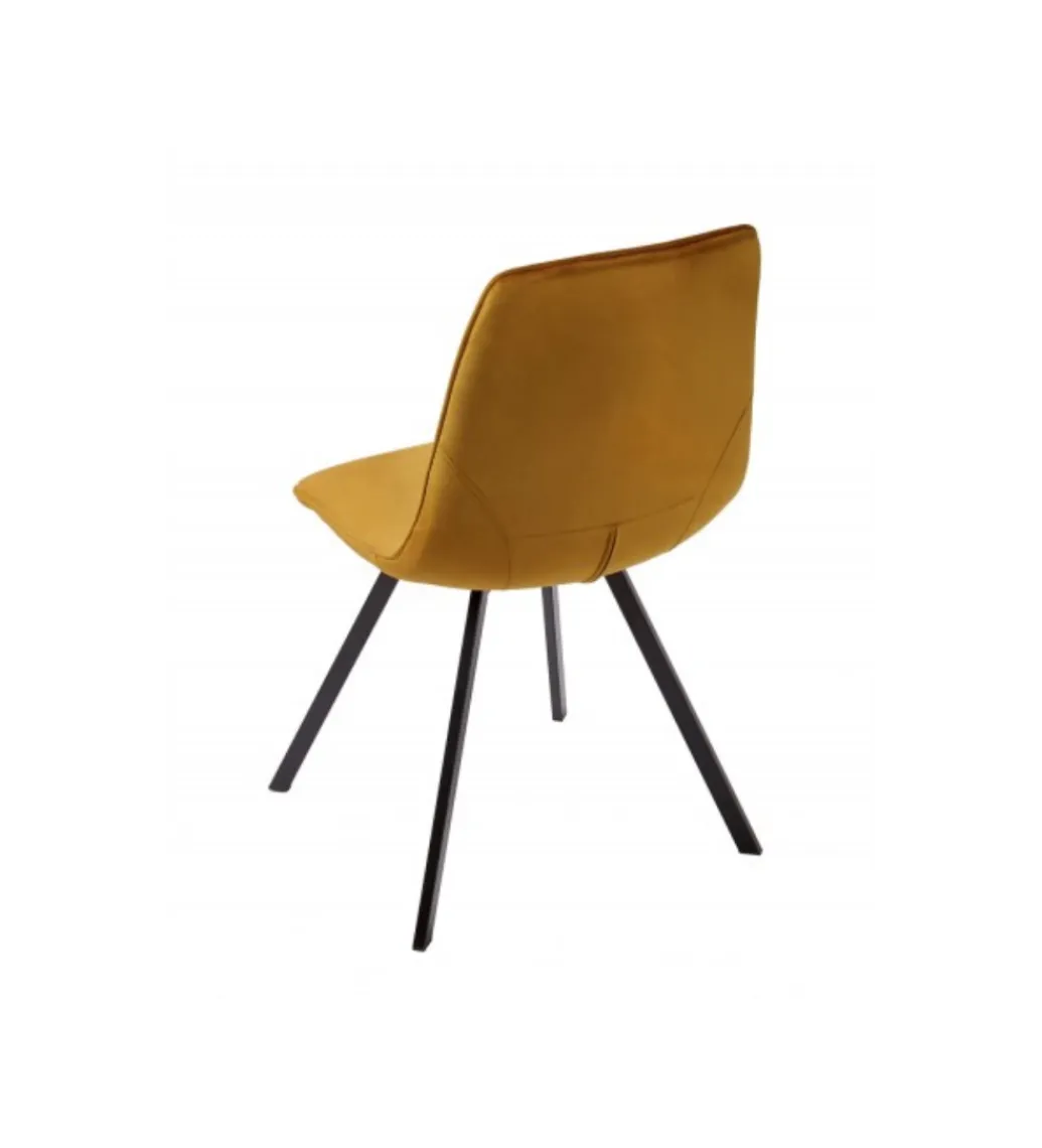 Krzesło Amsterdam Retro ciemna musztarda*Invicta Interior