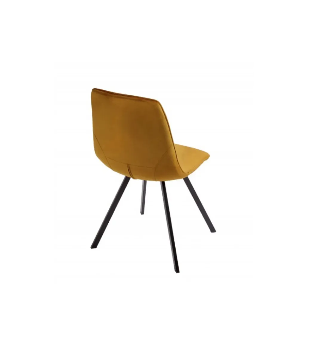 Krzesło Amsterdam Retro ciemna musztarda*Invicta Interior