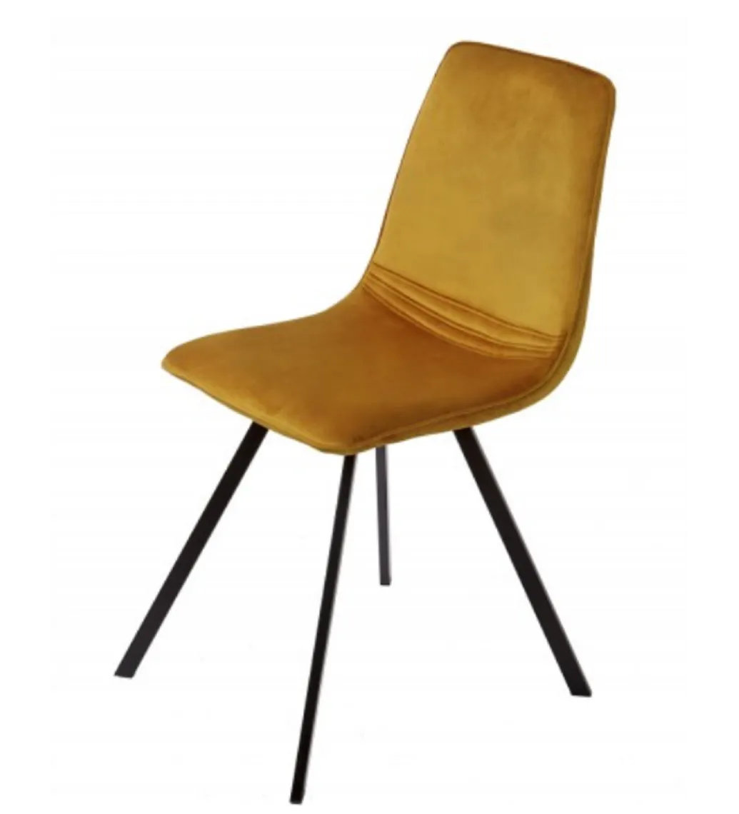 Krzesło Amsterdam Retro ciemna musztarda*Invicta Interior