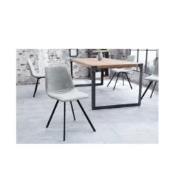 Krzesło Amsterdam Retro szare*Invicta Interior Hot