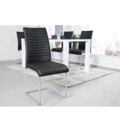 Krzesło Appartment czarne*Invicta Interior Best