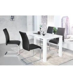 Krzesło Appartment czarne*Invicta Interior Best
