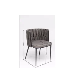 Krzesło Armrest Cheerio z poduszką*KARE Sale