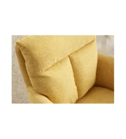 Krzesło ASTRID Z Obrotowym Siedziskiem żółte*Invicta Interior Outlet