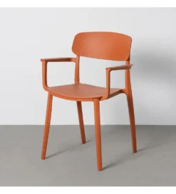 Krzesło BARETO 80 cm pomarańczowe z podłokietnikami*Zona-Design Online