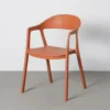 Krzesło BARETO 80 cm pomarańczowe z podłokietnikami nogi v*Zona-Design Clearance