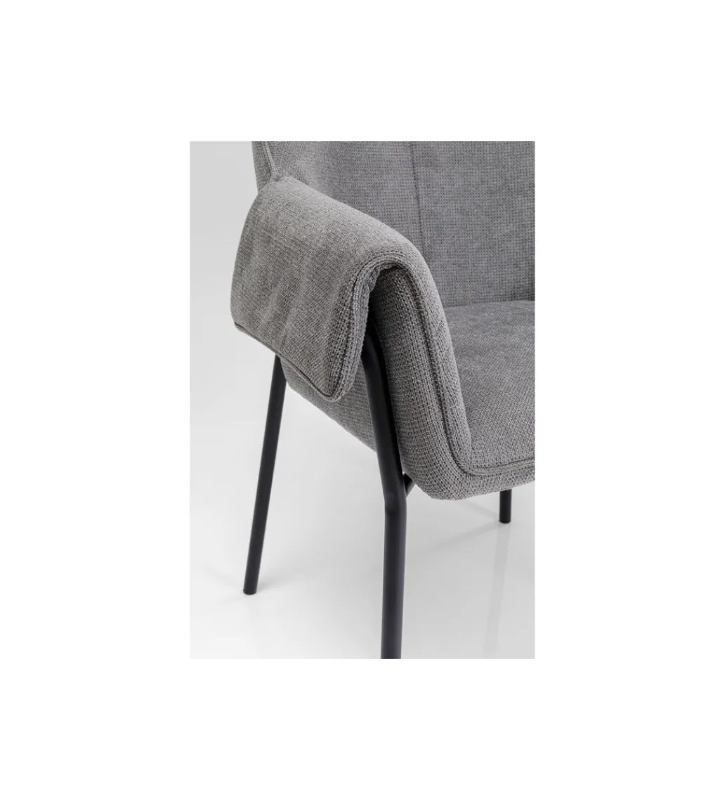 Krzesło BESS 83 cm bouclé szary*KARE Hot