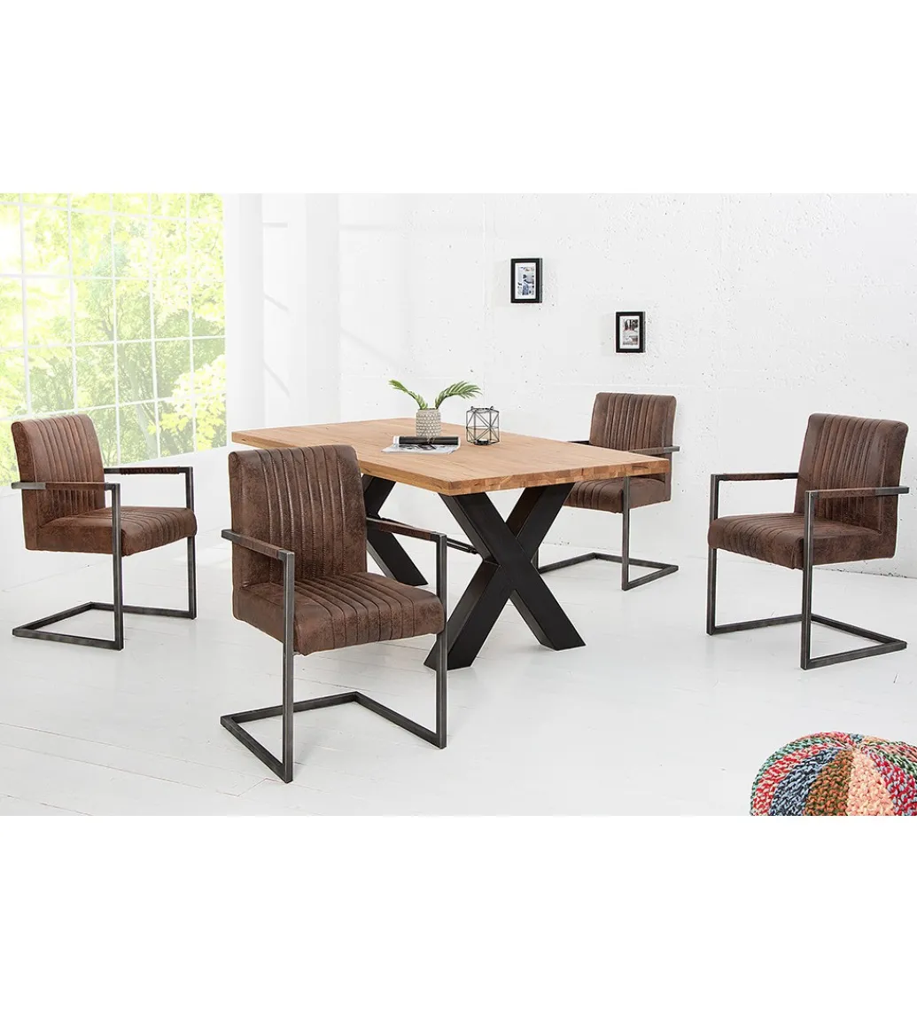 Krzesło Big Aston antyczny brąz*Invicta Interior Online