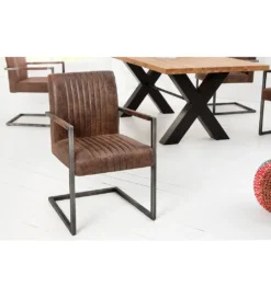 Krzesło Big Aston antyczny brąz*Invicta Interior Online