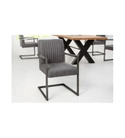 Krzesło Big Aston antyczny szary*Invicta Interior Discount