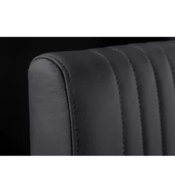 Krzesło BIG ASTON skórzane czarne*Invicta Interior Discount