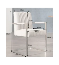 Krzesło Big Aston szare*Invicta Interior Online