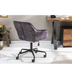 Krzesło biurowe Dutch Comfort ciemnoszare*Invicta Interior Online
