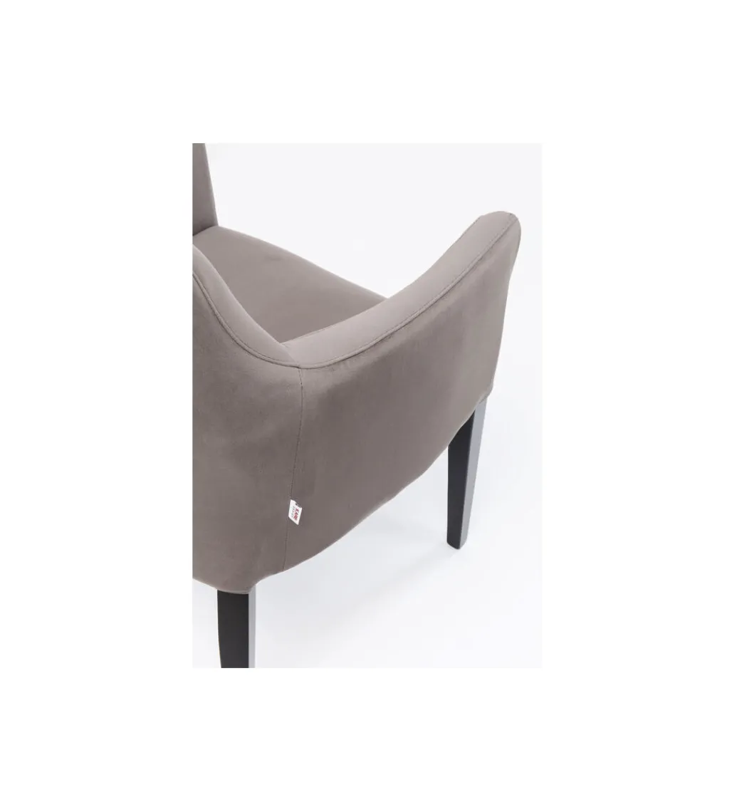 Krzesło BLACK MODE 87 cm welwet szary*KARE