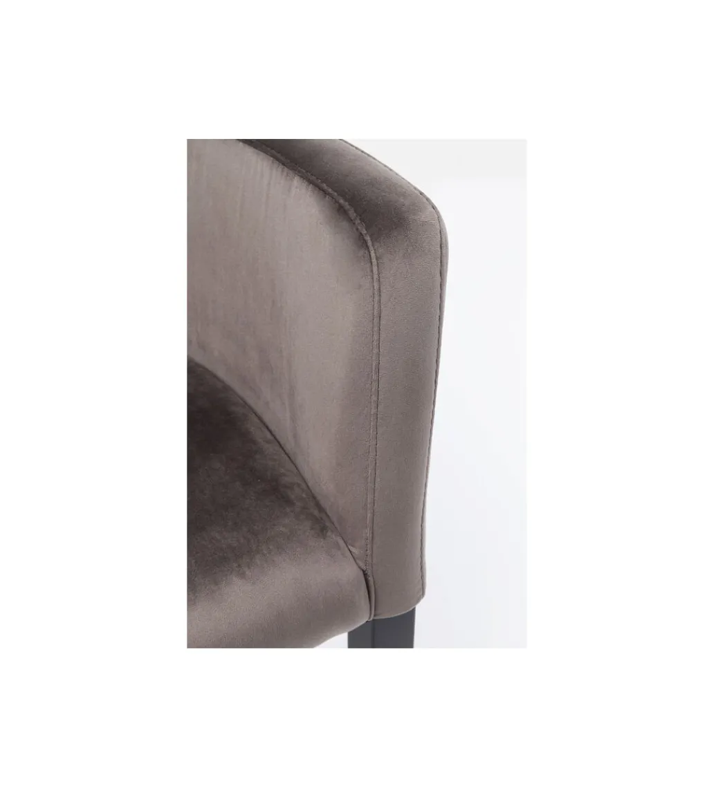 Krzesło BLACK MODE 87 cm welwet szary*KARE