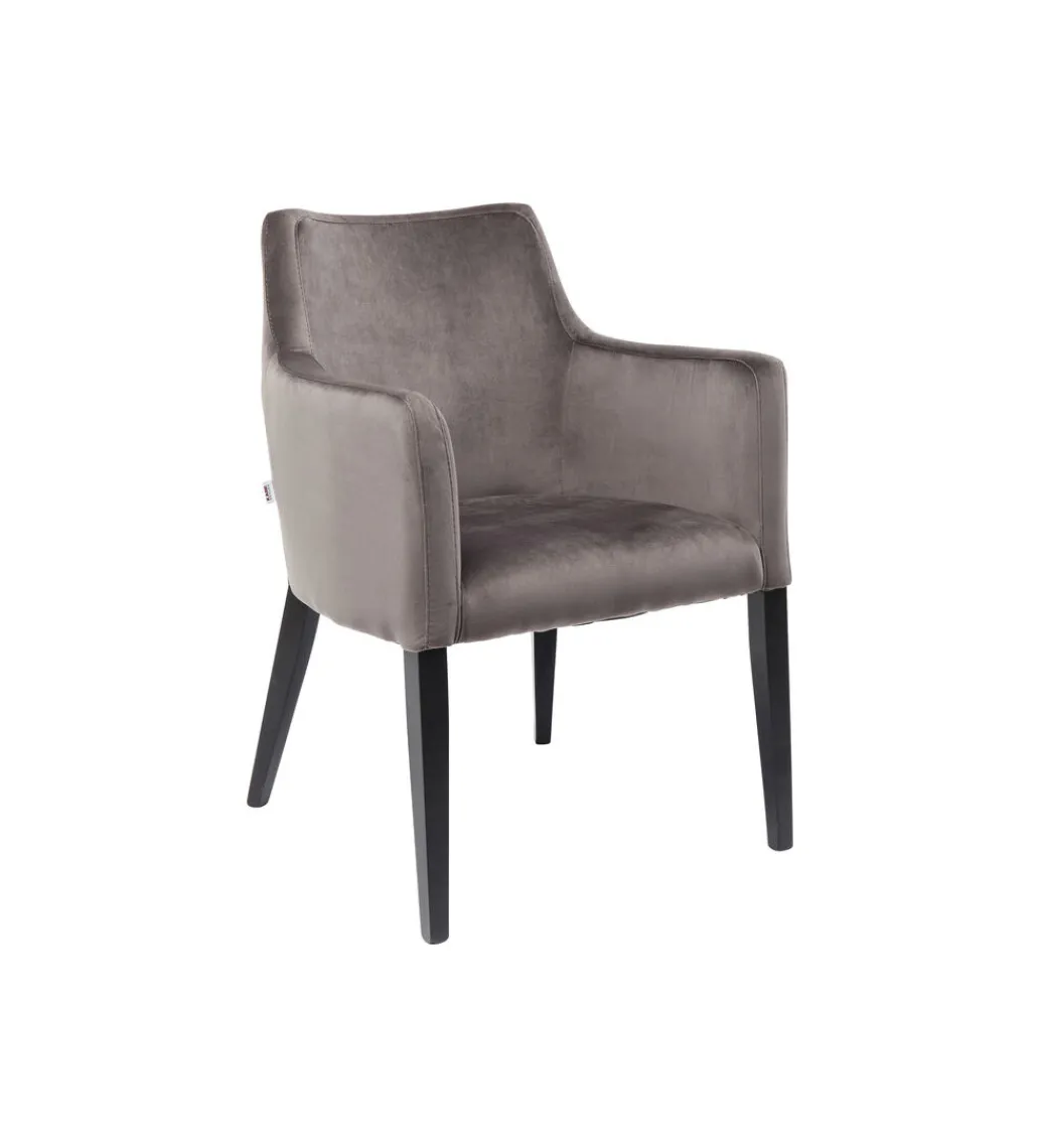 Krzesło BLACK MODE 87 cm welwet szary*KARE