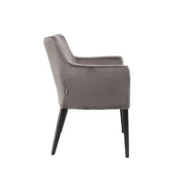 Krzesło BLACK MODE 87 cm welwet szary*KARE