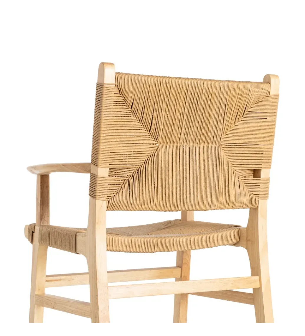 Krzesło BRAZOS 85 cm drewno kauczuk naturalne*Zona-Design