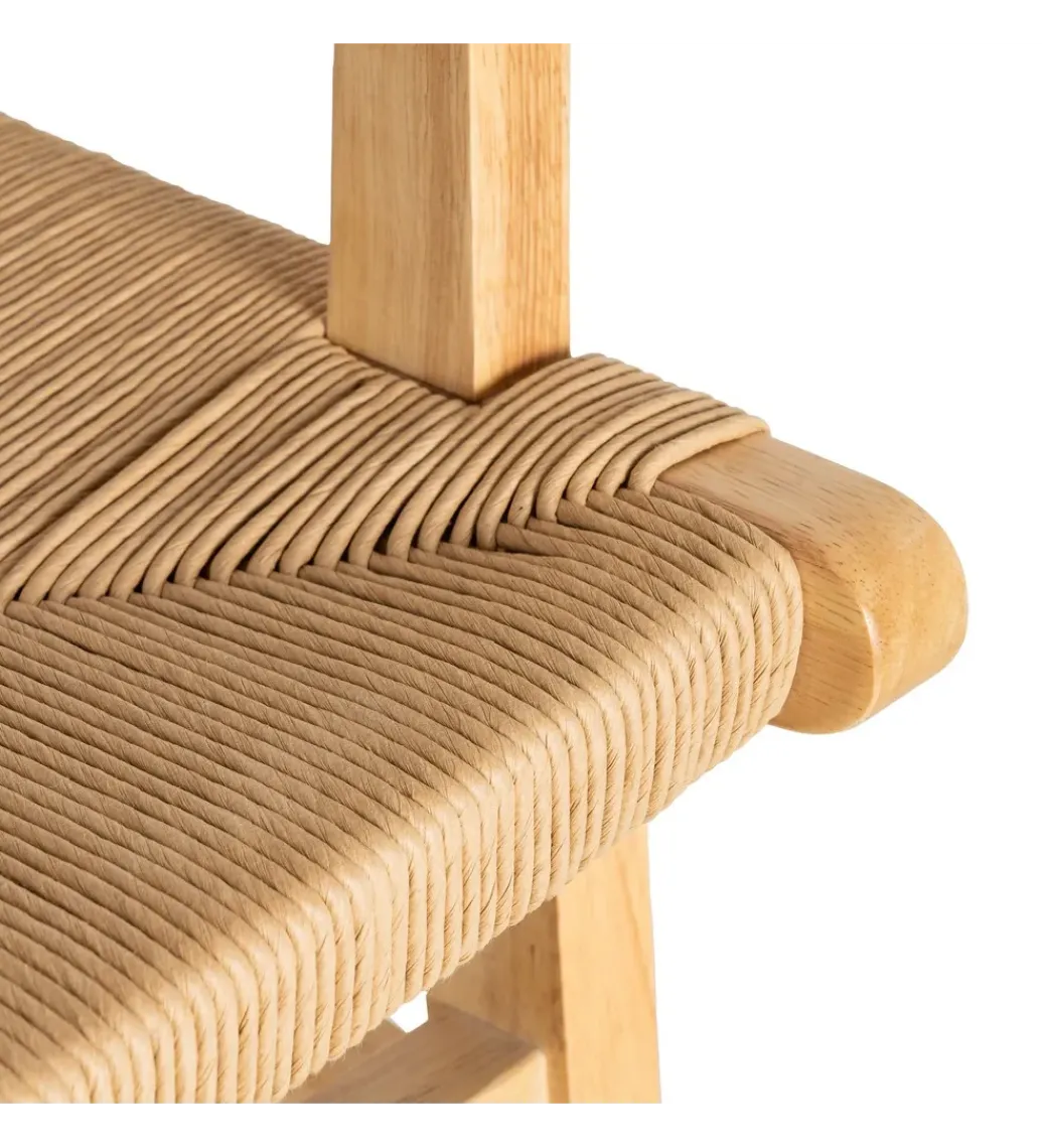 Krzesło BRAZOS 85 cm drewno kauczuk naturalne*Zona-Design
