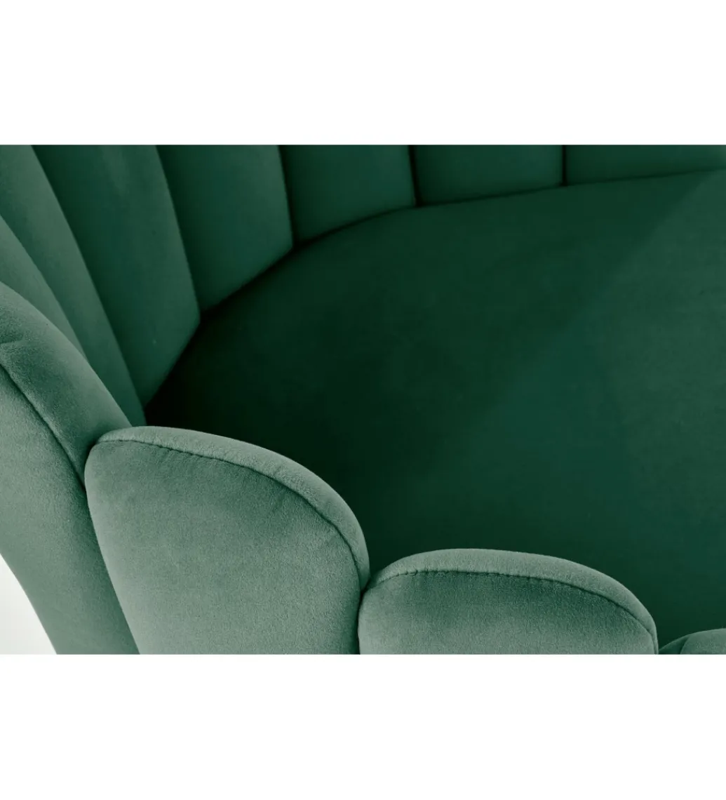 Krzesło CROWN ciemnozielone*Halmar Discount
