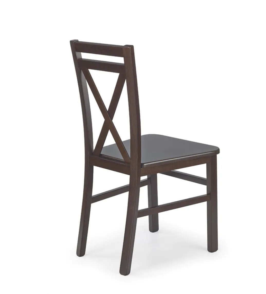 Krzesło DARIUSZ II 90 cm w optyce ciemnego orzecha*Halmar Outlet