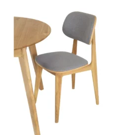 Krzesło dębowe NATIN tkanina*POLSKI DESIGN Online