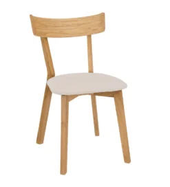 Krzesło dębowe ORMEN skóra*POLSKI DESIGN Best
