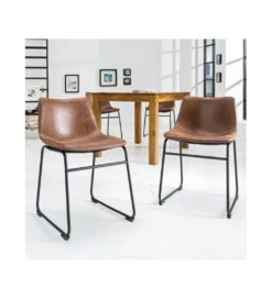 Krzesło Django Vintage brązowe*Invicta Interior